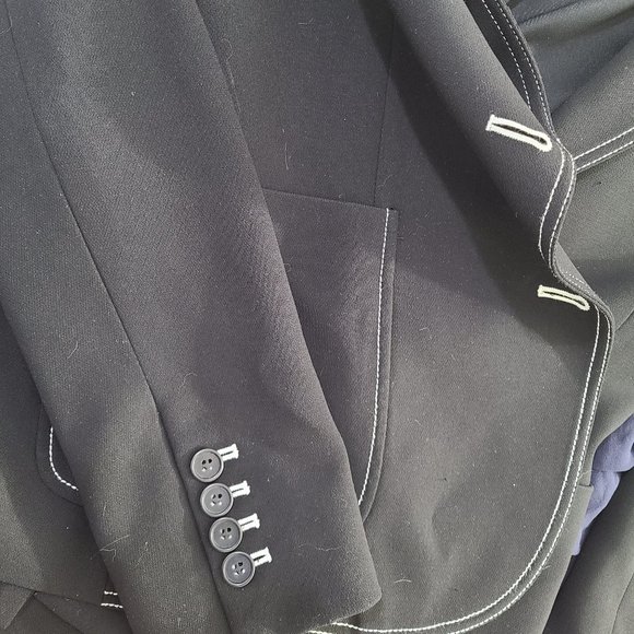 Theory Black Blazer with detail - Picture 2 of 5